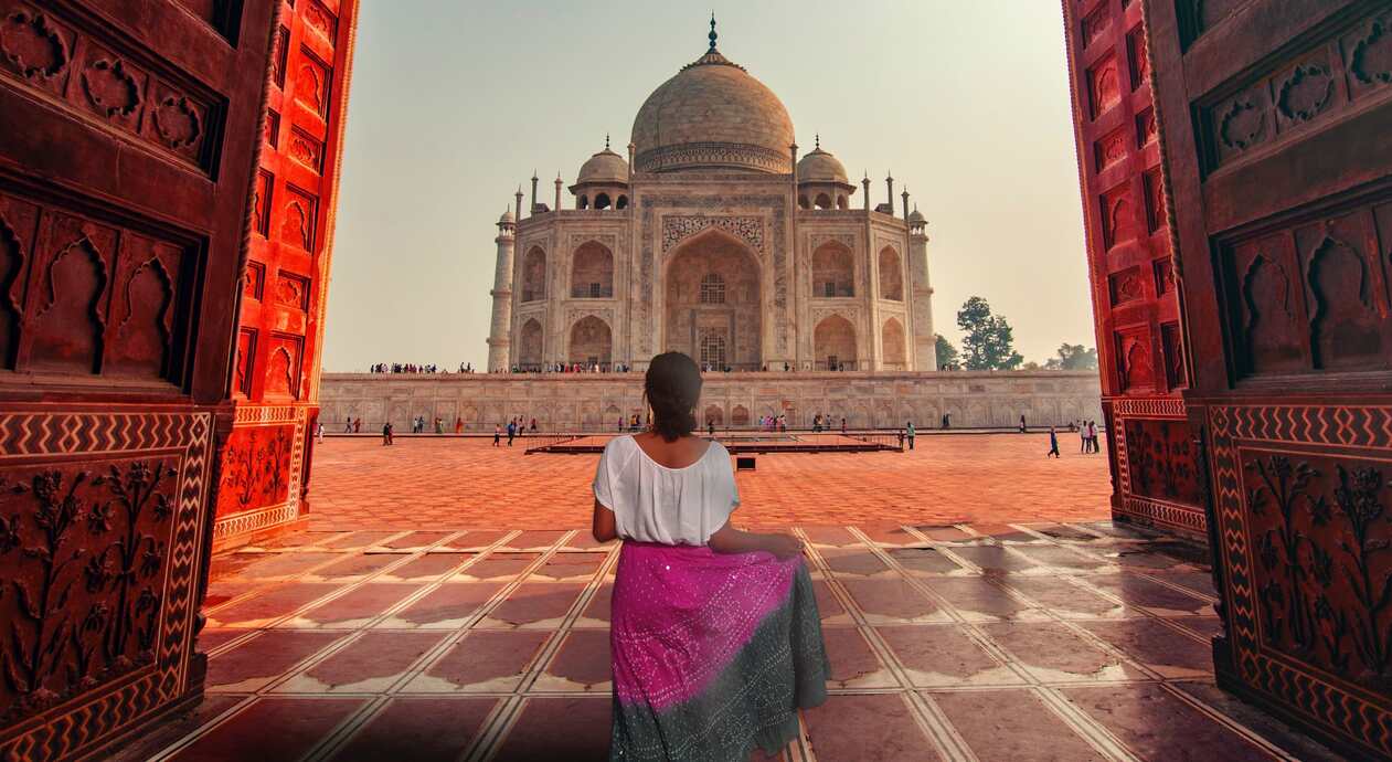 Tour nocturno al Taj Mahal y Agra desde Delhi: en coche​